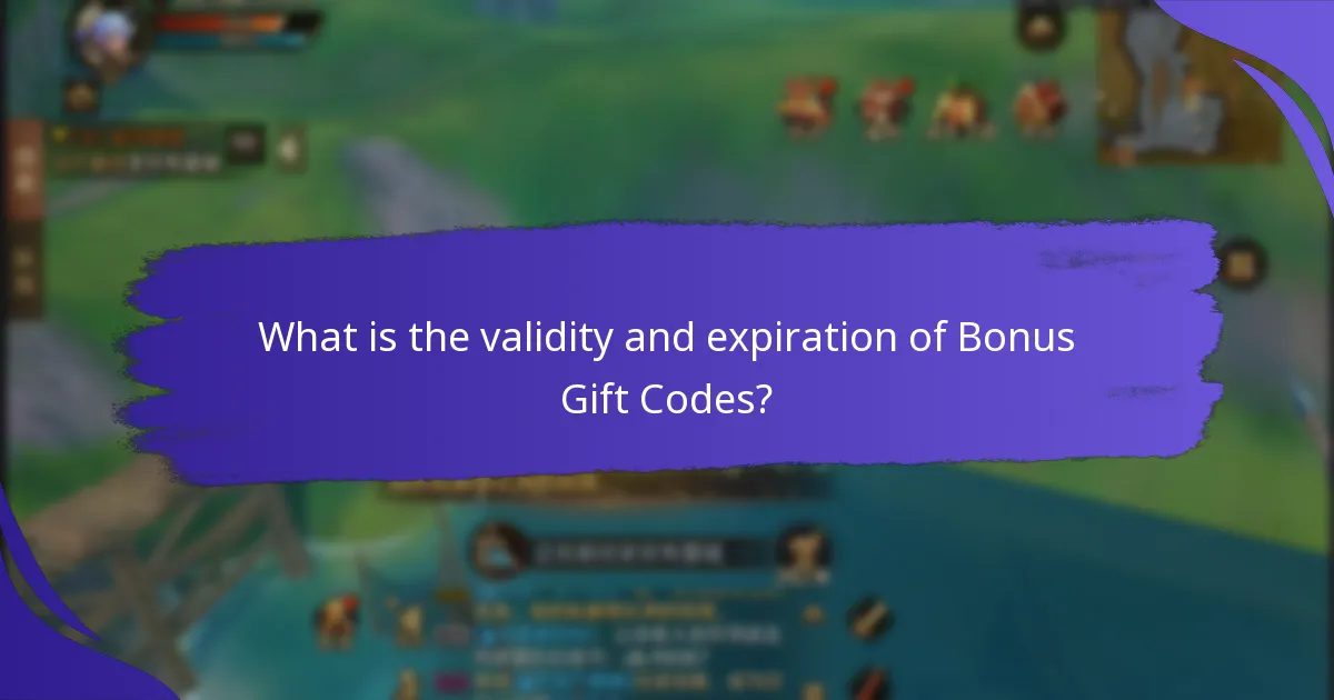 What is the validity and expiration of Bonus Gift Codes?