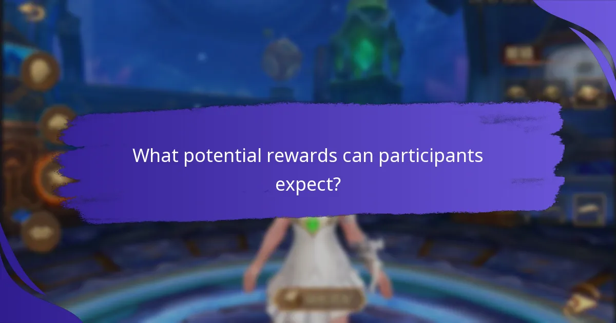 What potential rewards can participants expect?